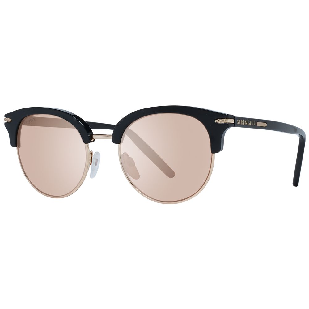 Serengeti Black Acetate & Metal Sunglasses - Luxe Marca
