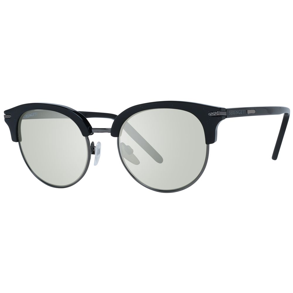 Serengeti Black Acetate & Metal Sunglasses - Luxe Marca