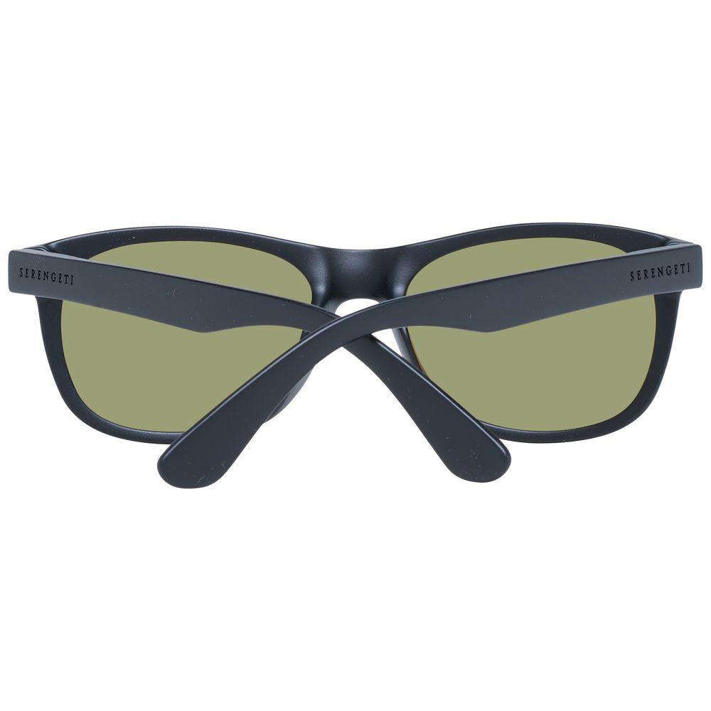 Serengeti Black Plastic Sunglasses - Luxe Marca
