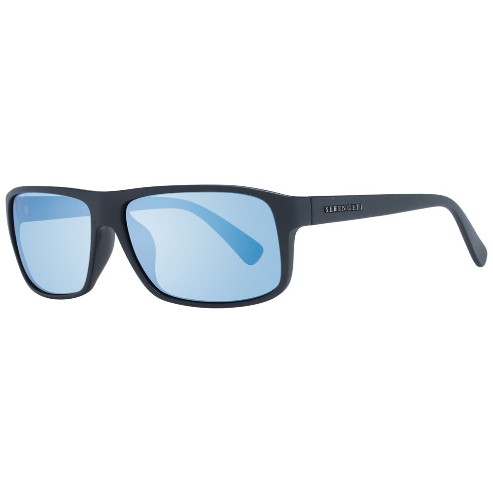 Serengeti Black Plastic Sunglasses - Luxe Marca