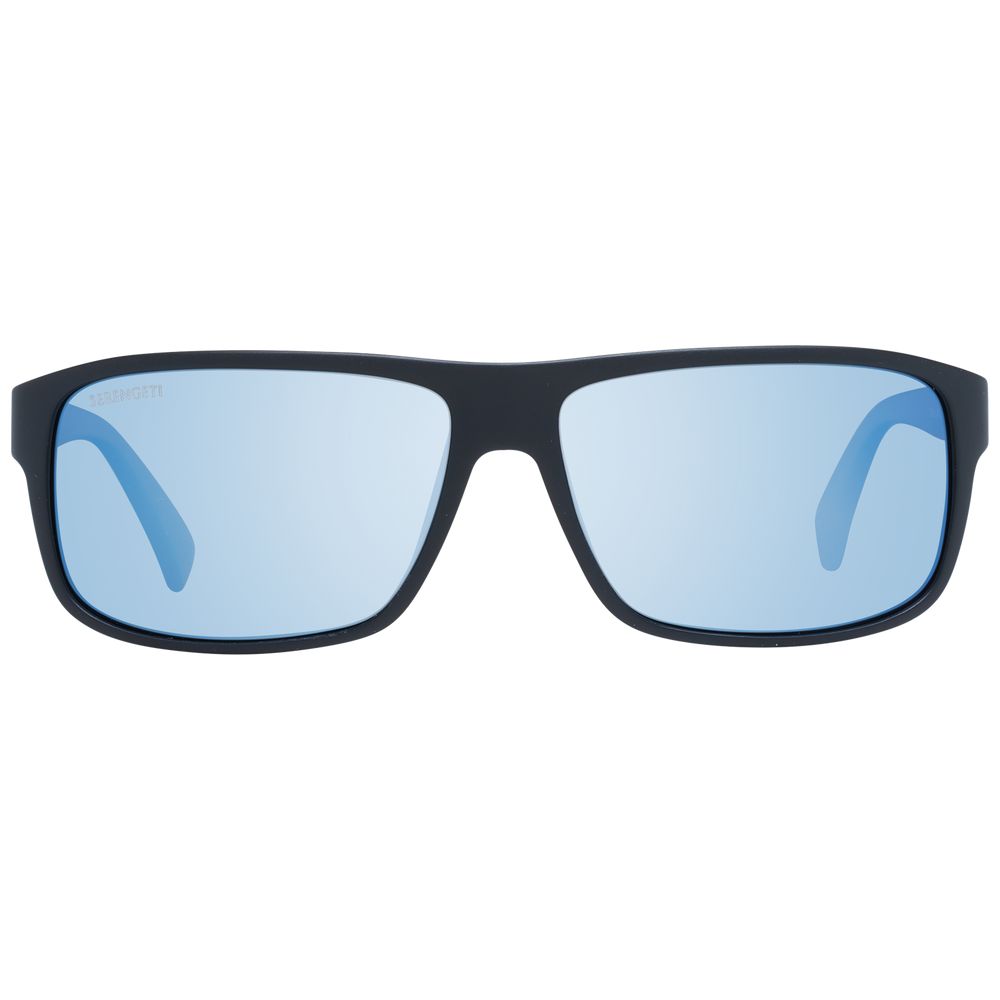 Serengeti Black Plastic Sunglasses - Luxe Marca