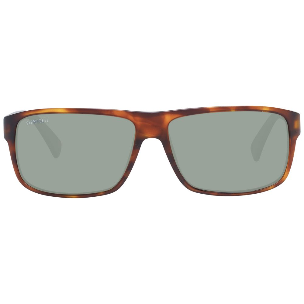 Serengeti Brown Plastic Sunglasses - Luxe Marca