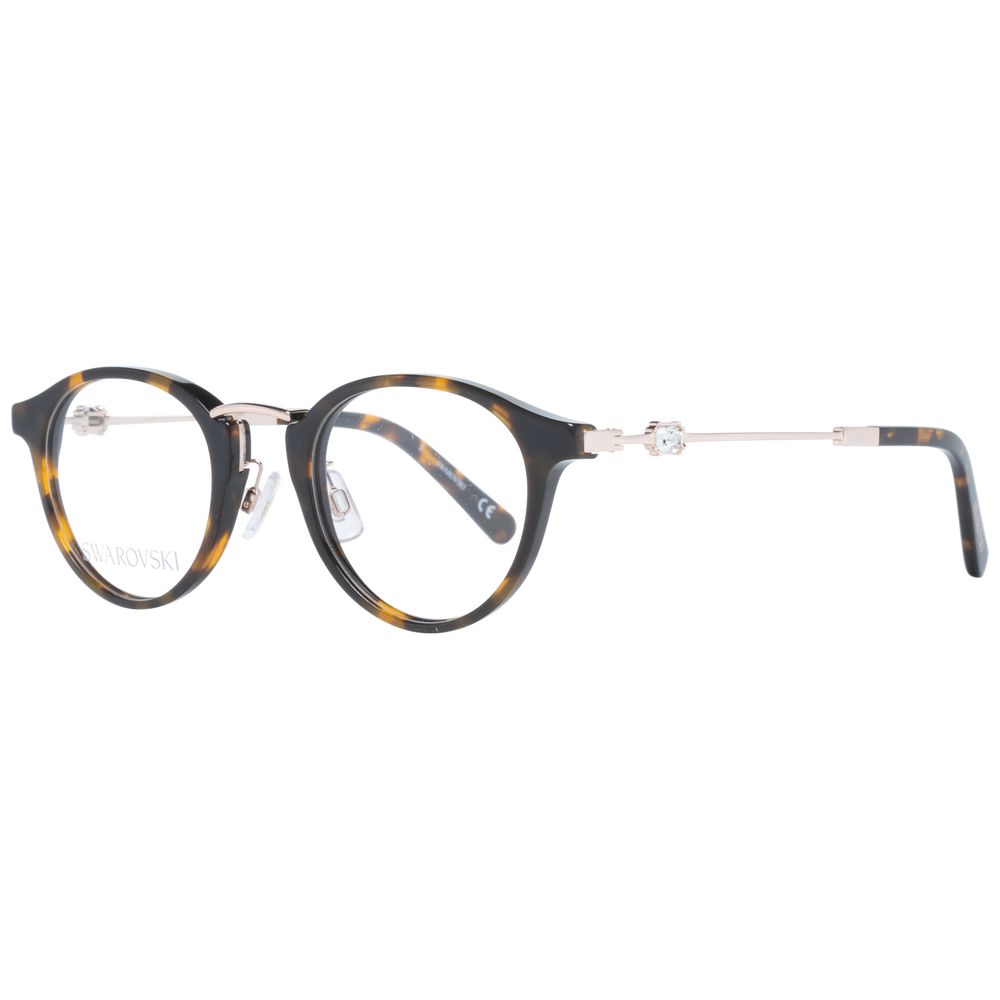 Swarovski Brown Plastic Glasses (Frames) - Luxe Marca