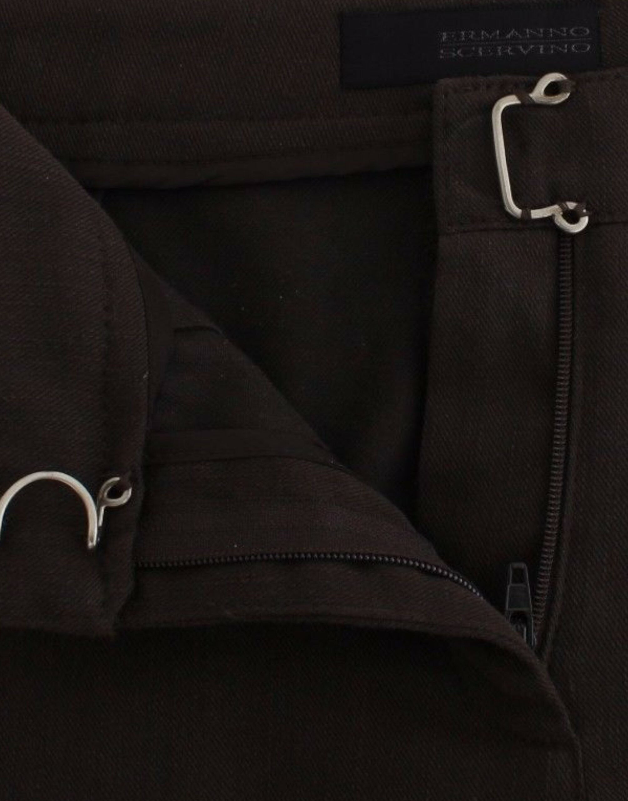 بنطلون جينز كاجوال من Ermanno Scervino بني اللون من قماش الكاكي