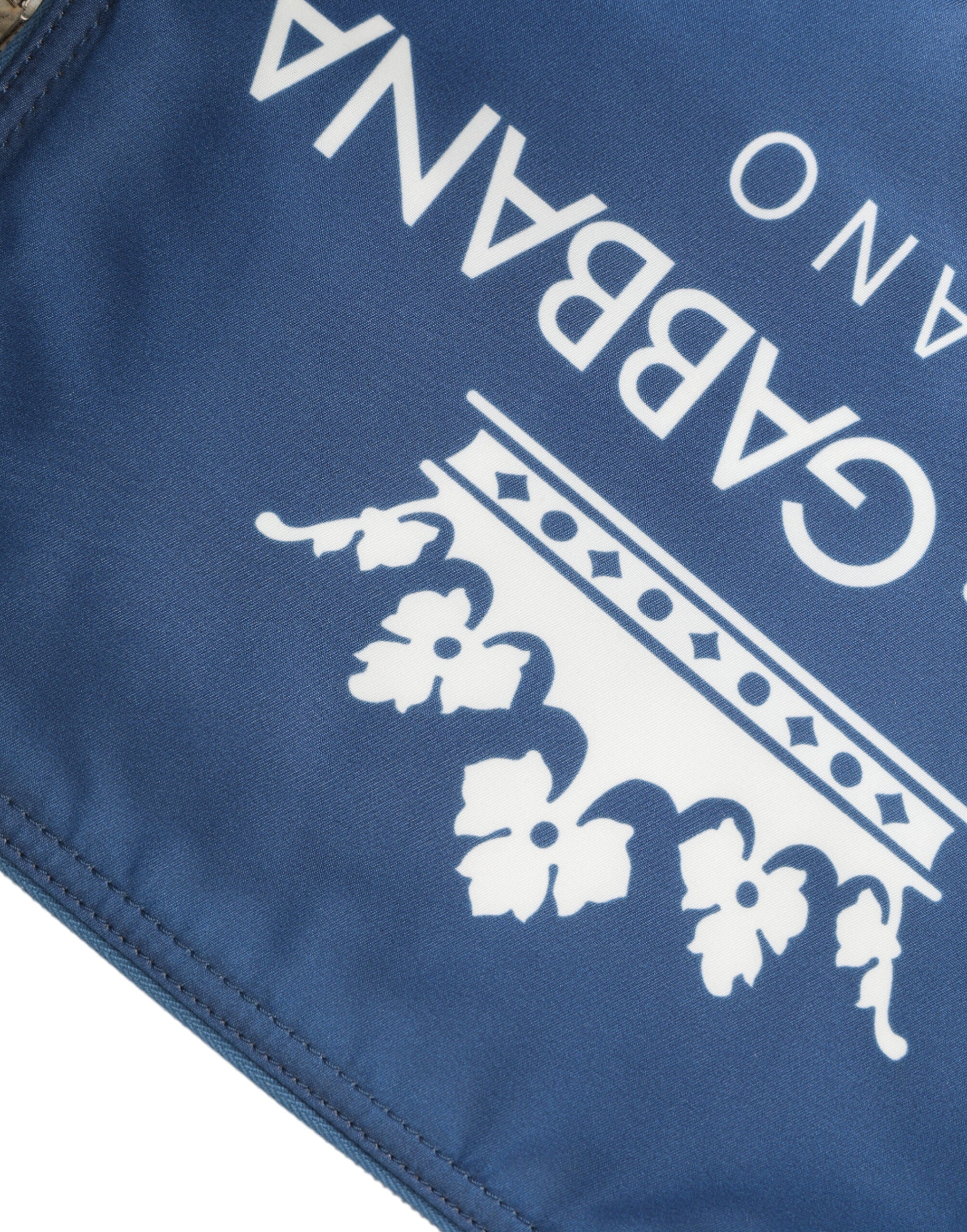 حقيبة كلاتش رجالية من النايلون بطبعة DG Milano باللون الأزرق من Dolce & Gabbana