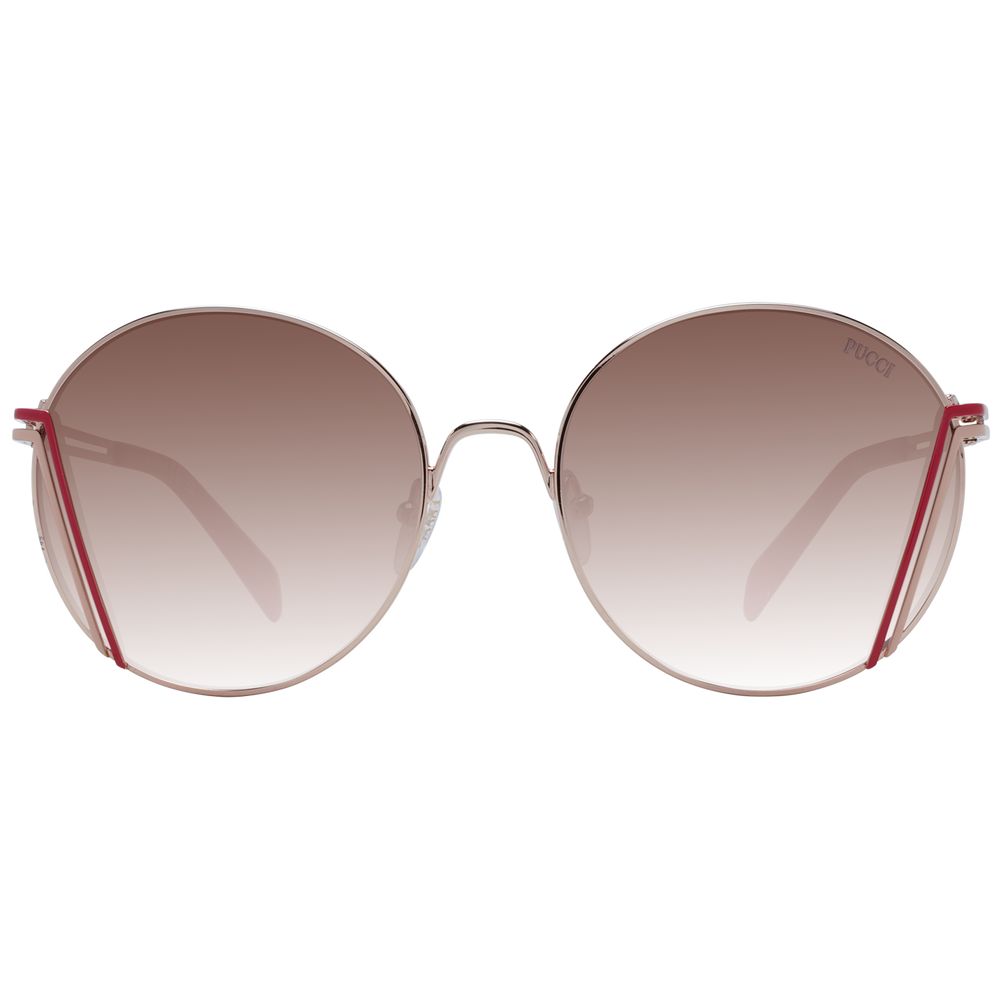Emilio Pucci Rose Gold Metal Sunglasses - Luxe Marca