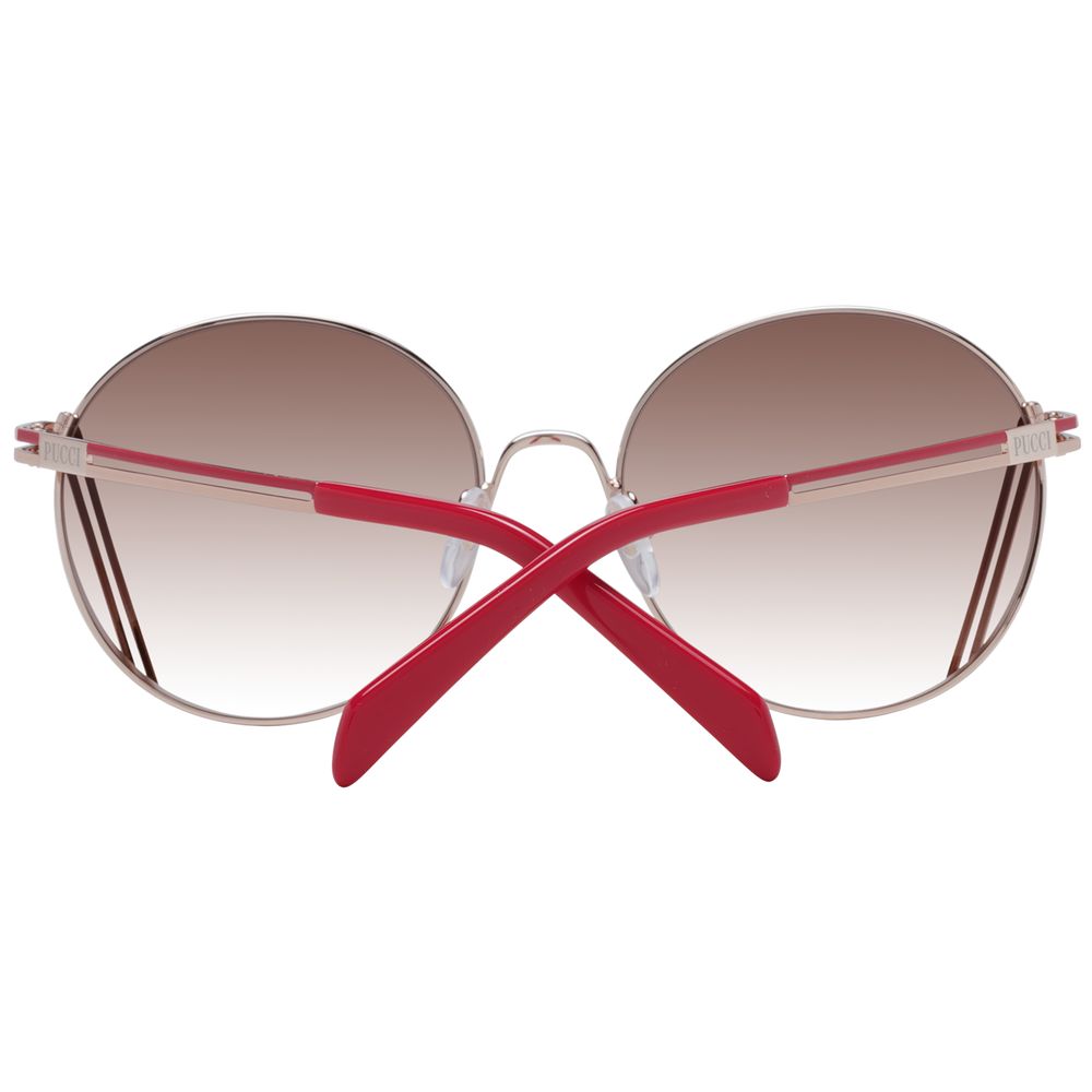 Emilio Pucci Rose Gold Metal Sunglasses - Luxe Marca