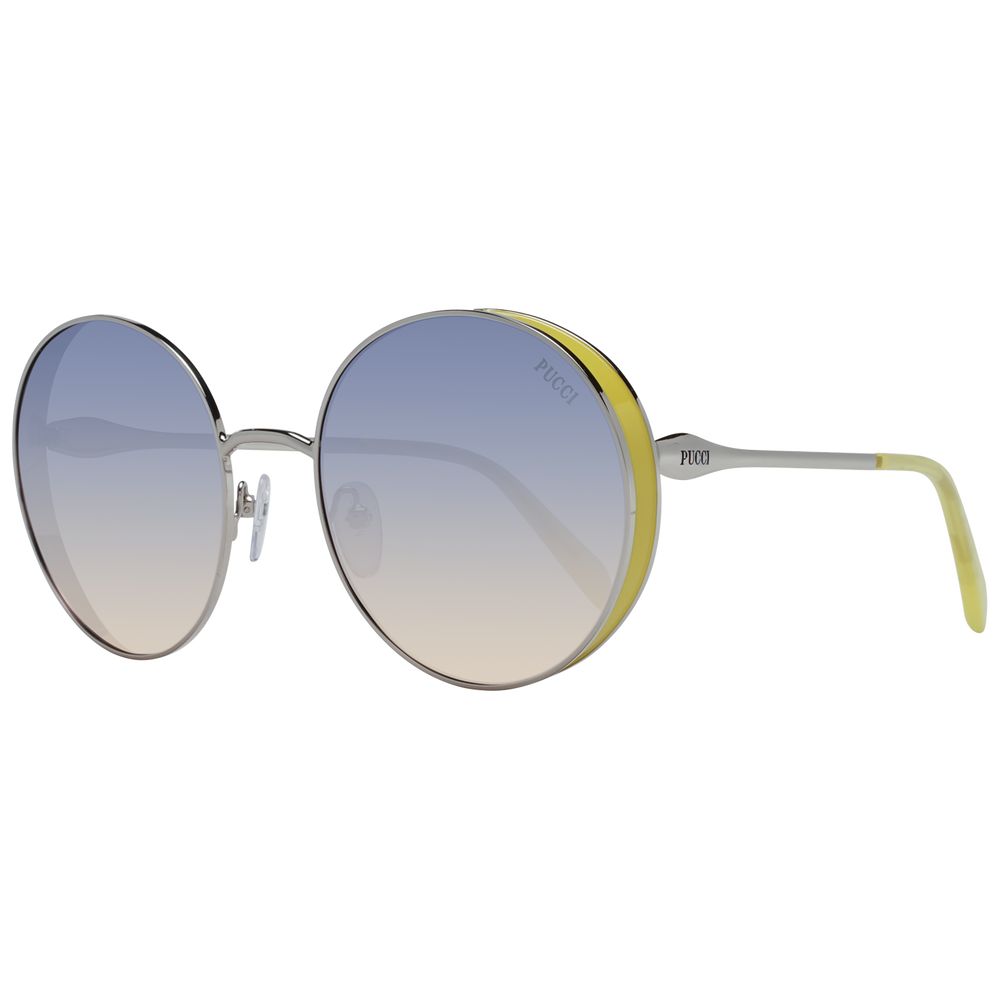 Emilio Pucci Silver Metal Sunglasses - Luxe Marca