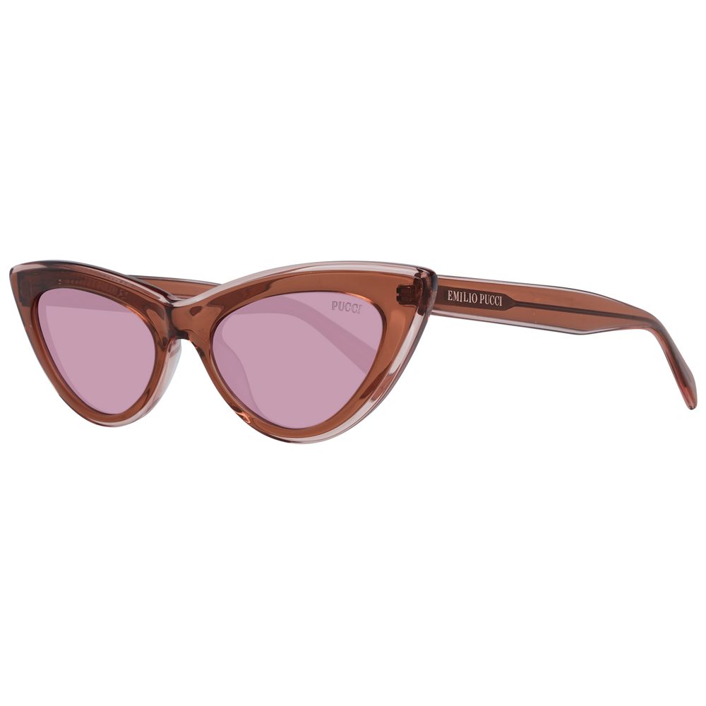 Emilio Pucci Brown Plastic Sunglasses - Luxe Marca