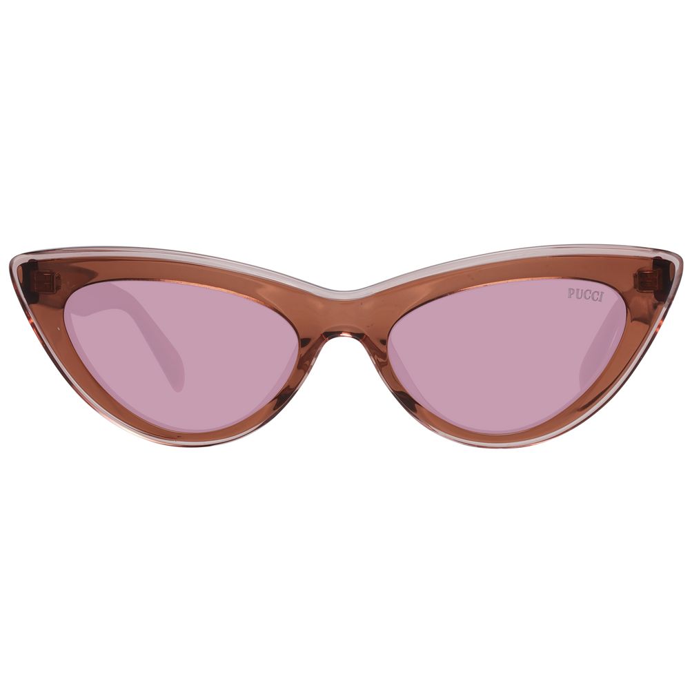 Emilio Pucci Brown Plastic Sunglasses - Luxe Marca
