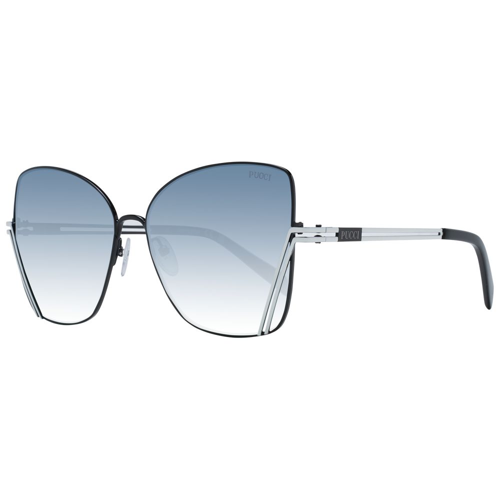 Emilio Pucci Black Metal Sunglasses - Luxe Marca