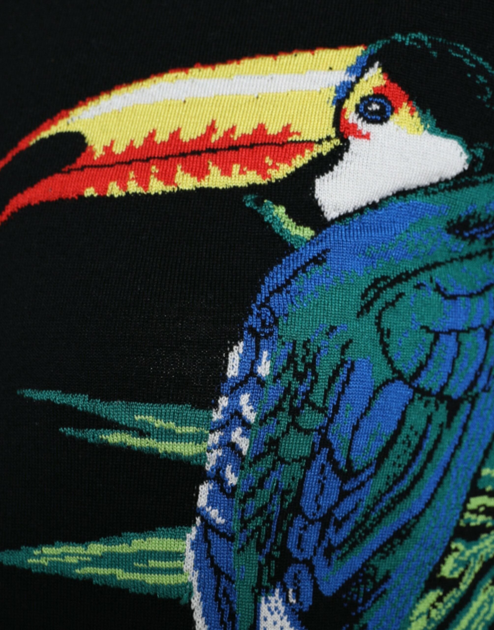 سترة كارديجان صوفية بأكمام طويلة من دولتشي آند غابانا بلاك بيرد