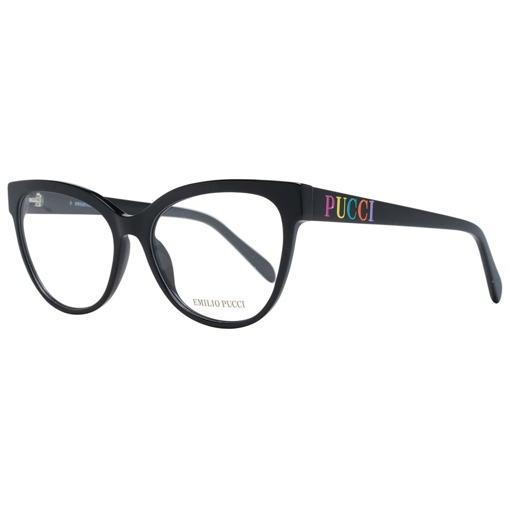 Emilio Pucci Black Plastic Glasses (Frames) - Luxe Marca