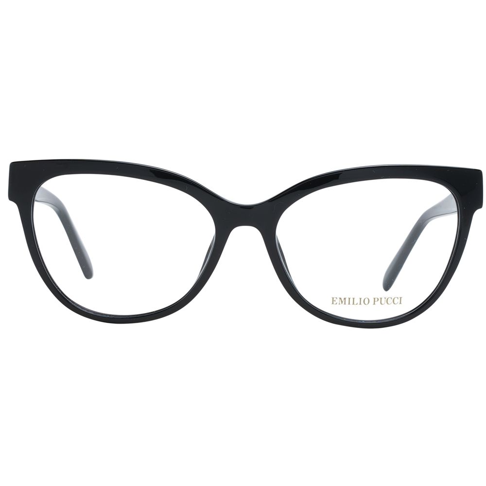 Emilio Pucci Black Plastic Glasses (Frames) - Luxe Marca
