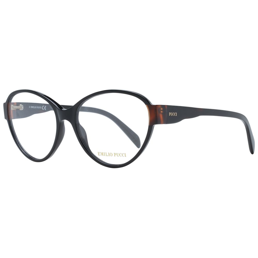 Emilio Pucci Black Plastic Glasses (Frames) - Luxe Marca
