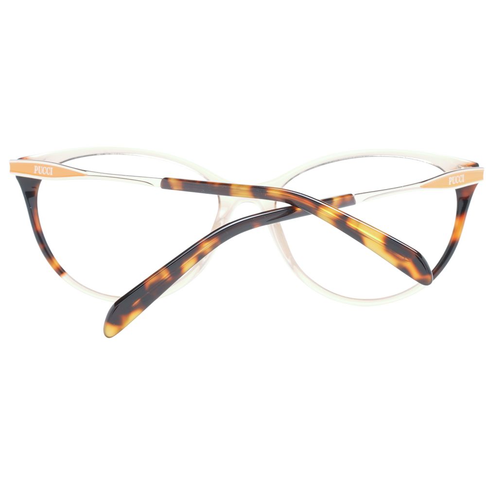 Emilio Pucci Brown Plastic Glasses (Frames) - Luxe Marca
