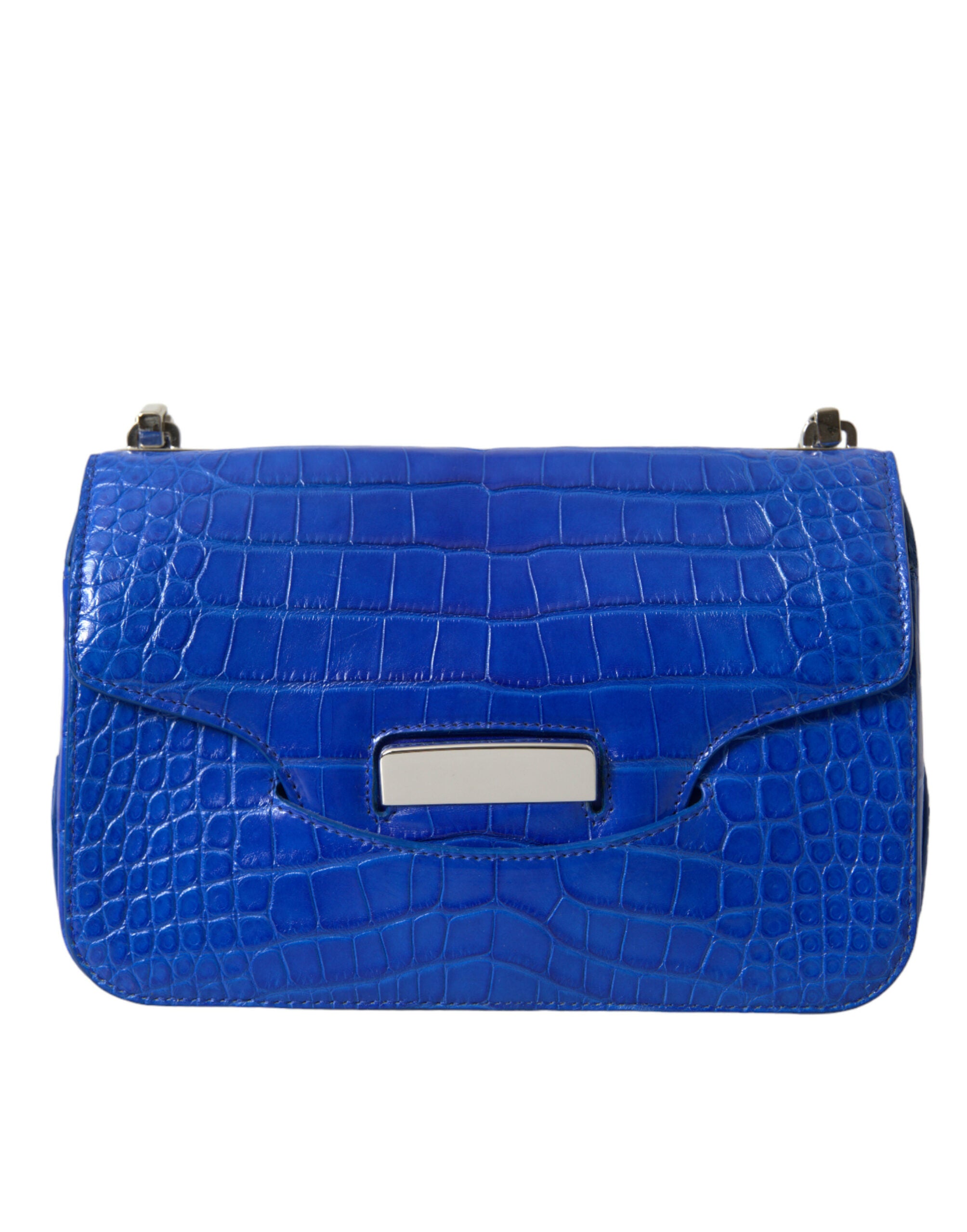 Balenciaga Blue Exotic Leather Neo Classic Purse Shoulder Handbag Bag