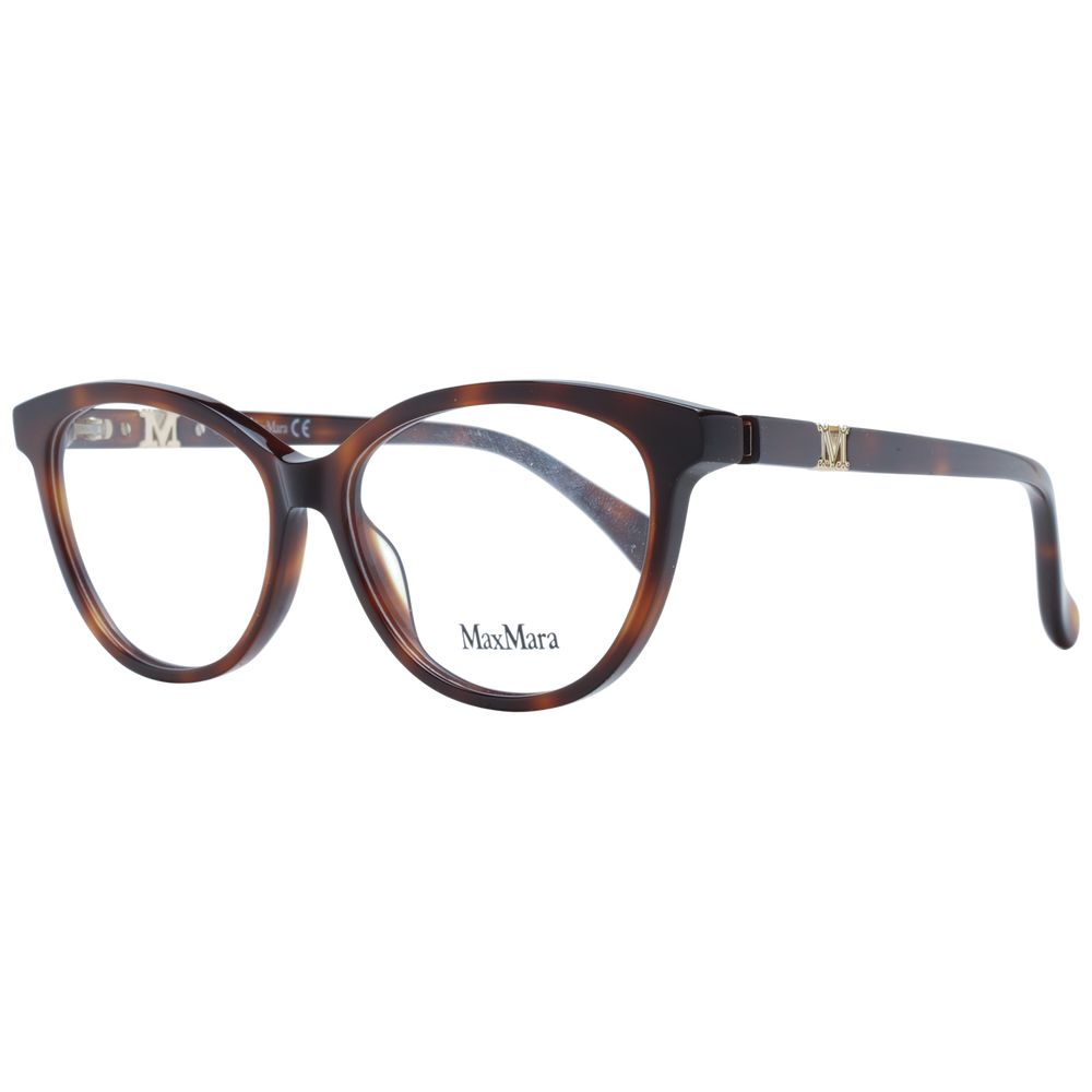 Max Mara Brown Plastic Glasses (Frames) - Luxe Marca