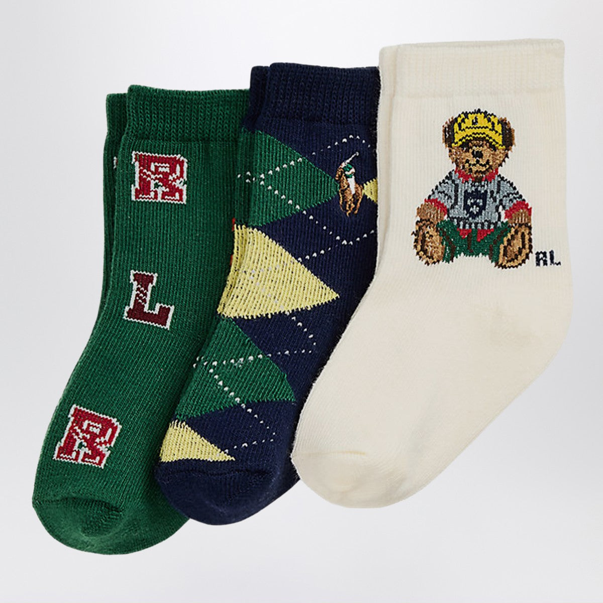 Polo Ralph Lauren Polo Ralph Lauren Set of three Polo Bear socks