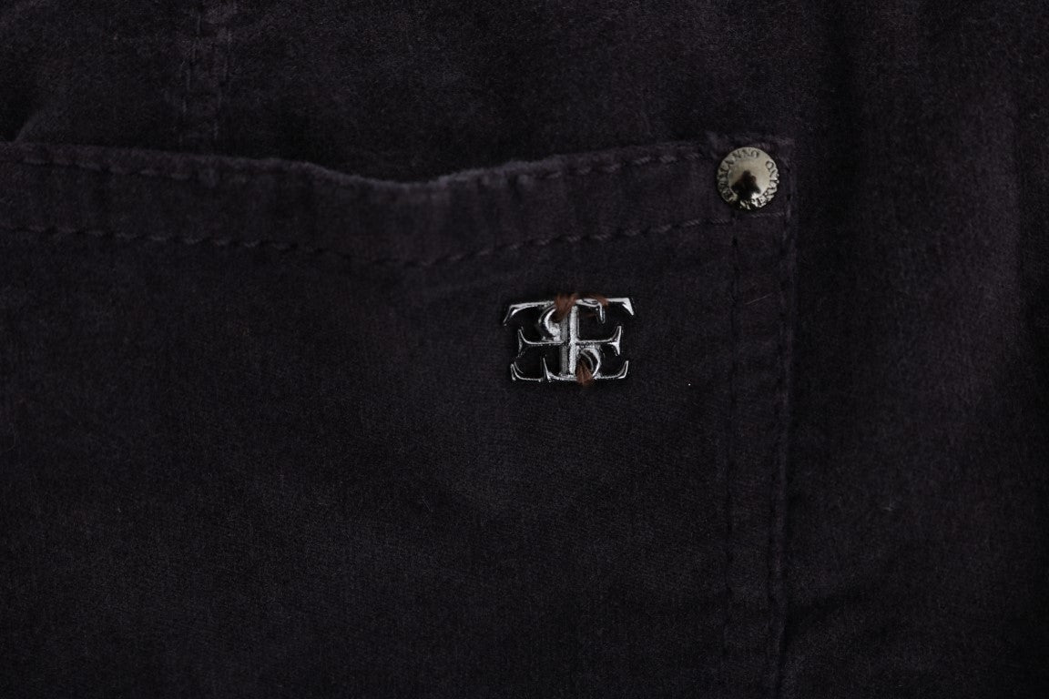 بنطال كاجوال قصير من القطن باللون البني من إيرمانو شيرفينو