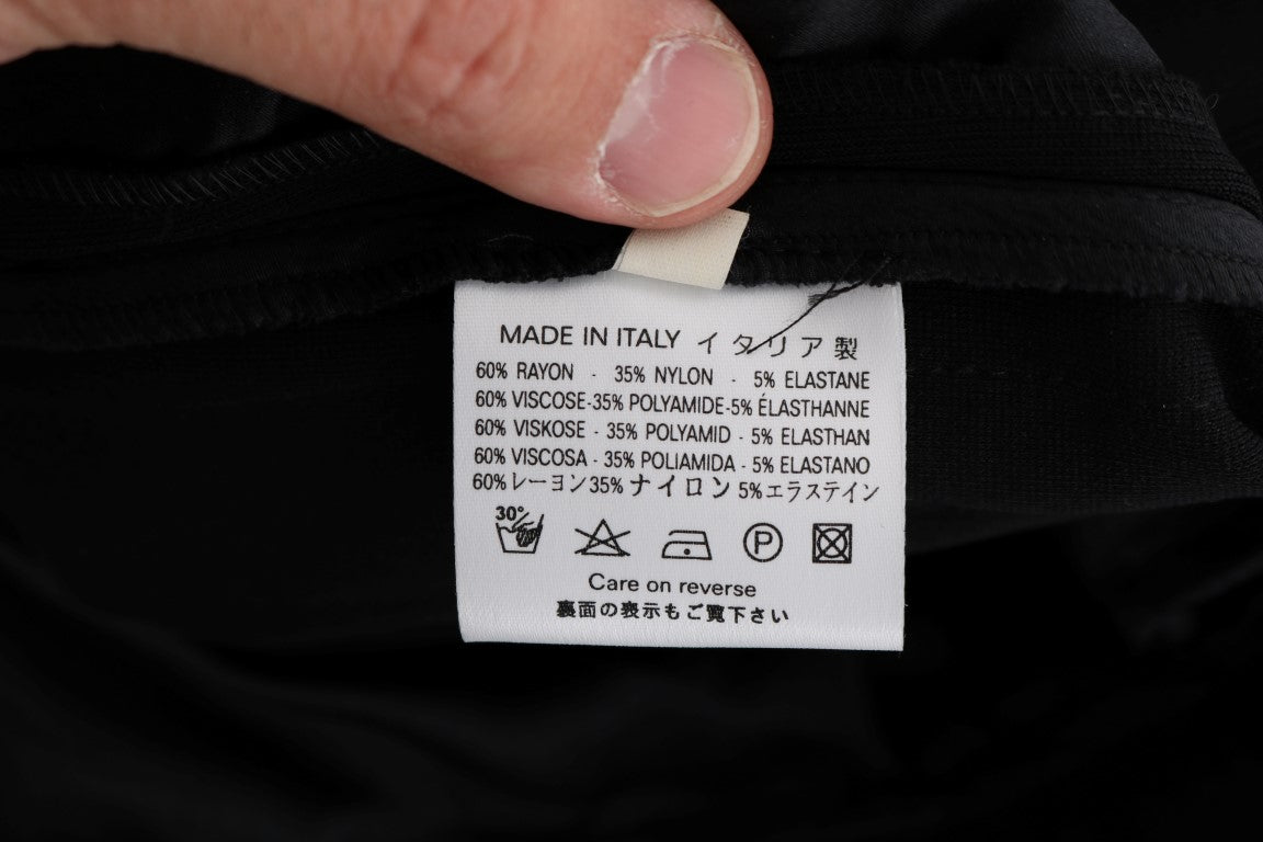 بنطال بوت كات واسع من الفيسكوز باللون الأسود من إيرمانو شيرفينو