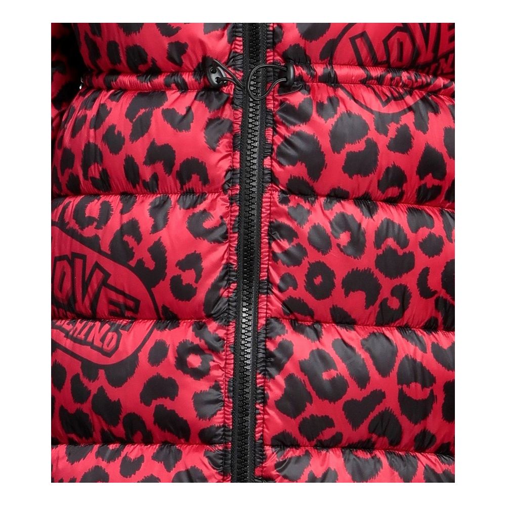 جاكيت طويل من Love Moschino Chic بطبعة جلد النمر