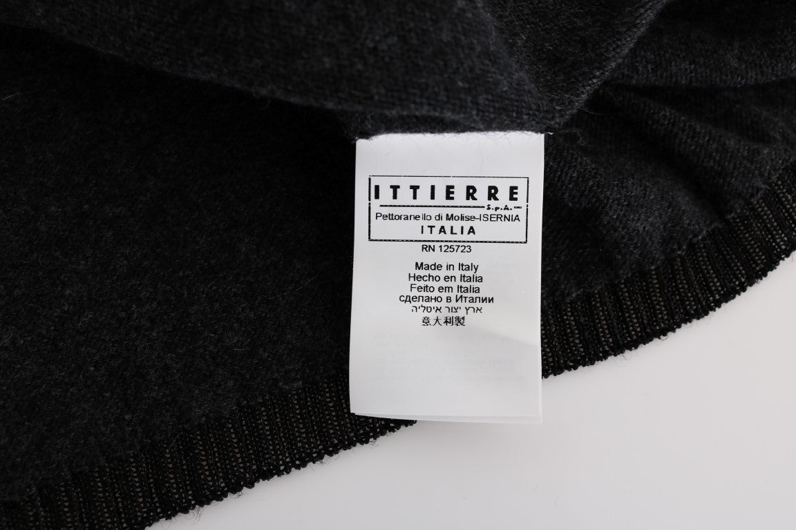 سترة محبوكة من الفيسكوز باللون الرمادي من كوستيوم ناشيونال