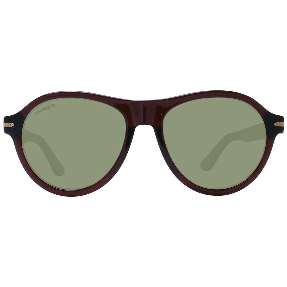 Serengeti Brown Acetate Sunglasses - Luxe Marca