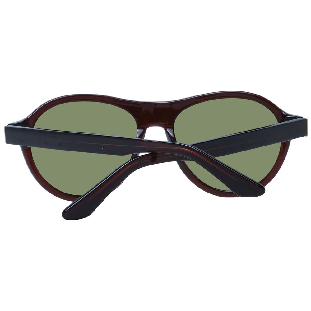Serengeti Brown Acetate Sunglasses - Luxe Marca