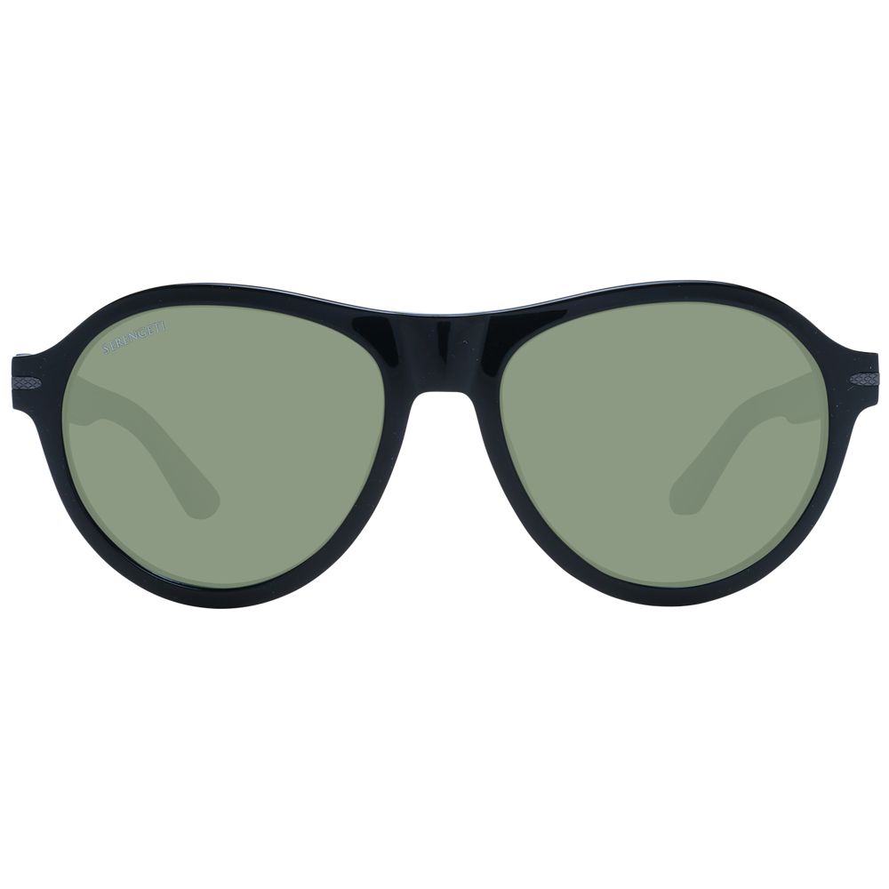 Serengeti Black Acetate Sunglasses - Luxe Marca