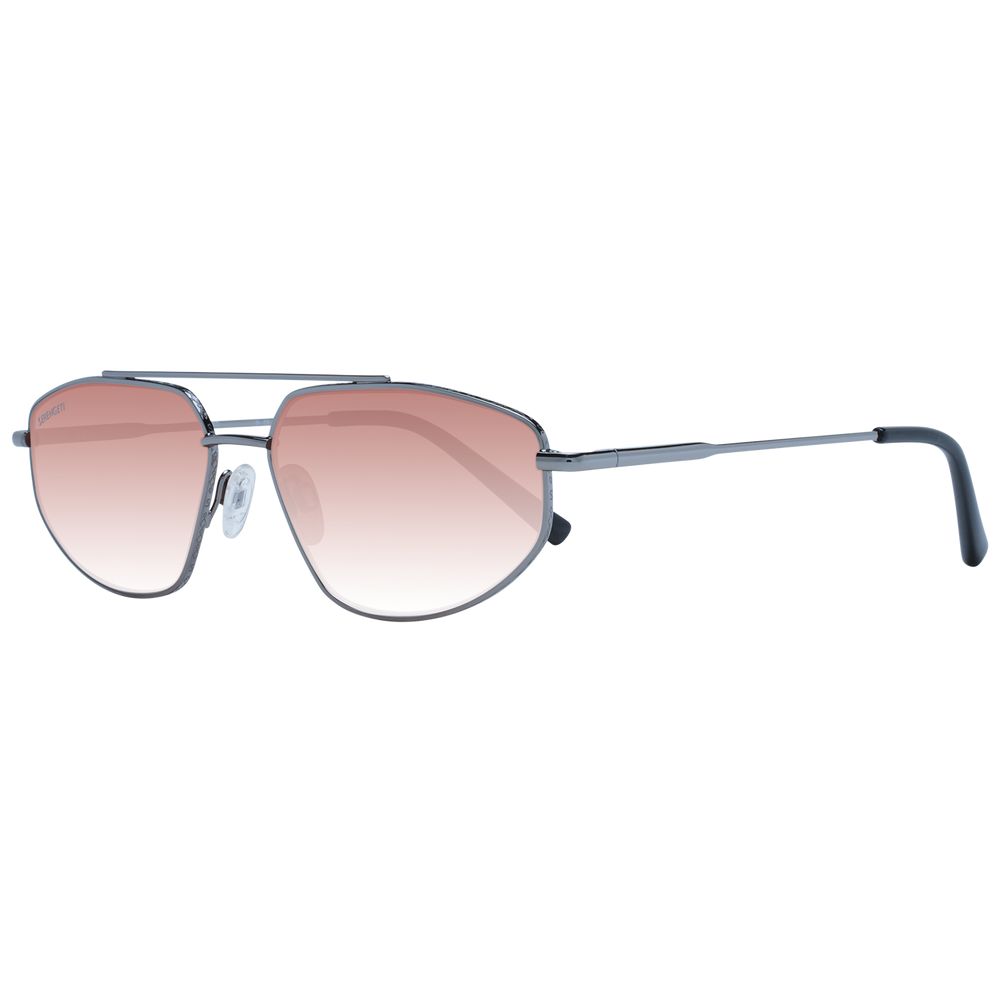 Serengeti Gray Metal Sunglasses - Luxe Marca