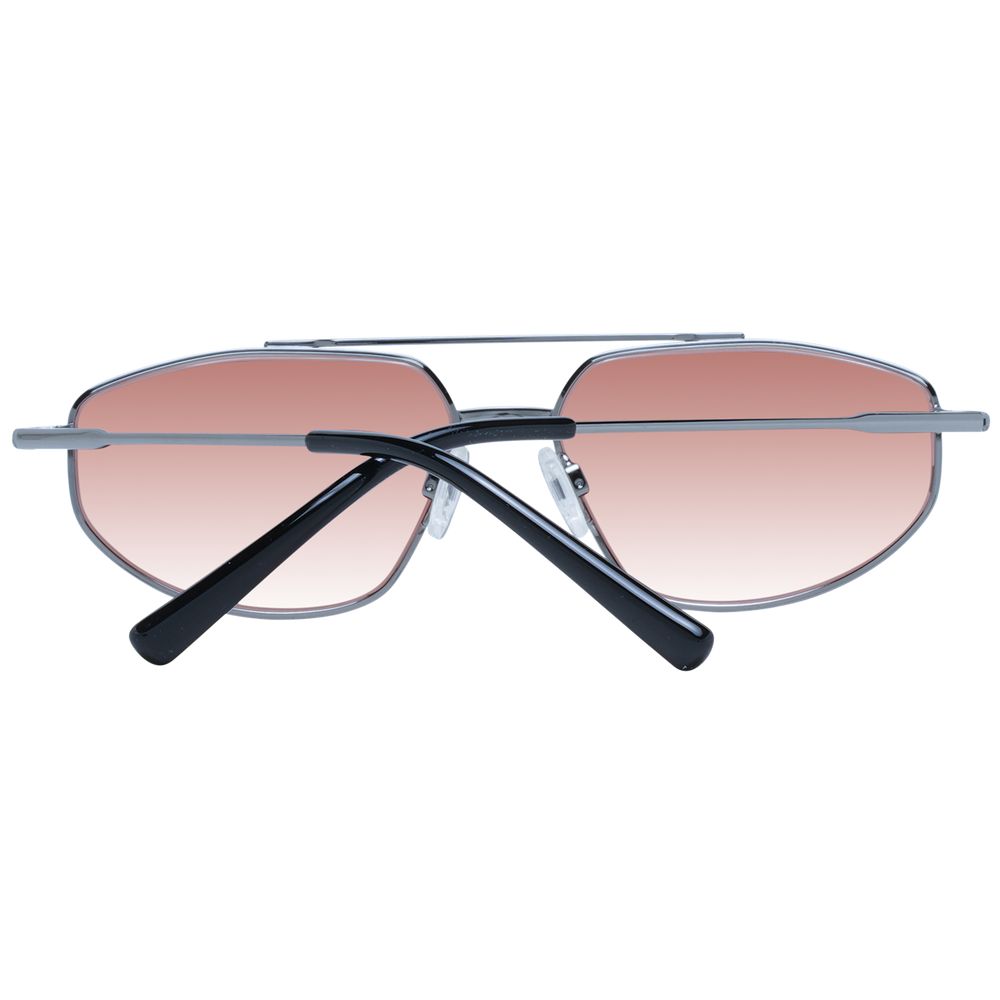 Serengeti Gray Metal Sunglasses - Luxe Marca