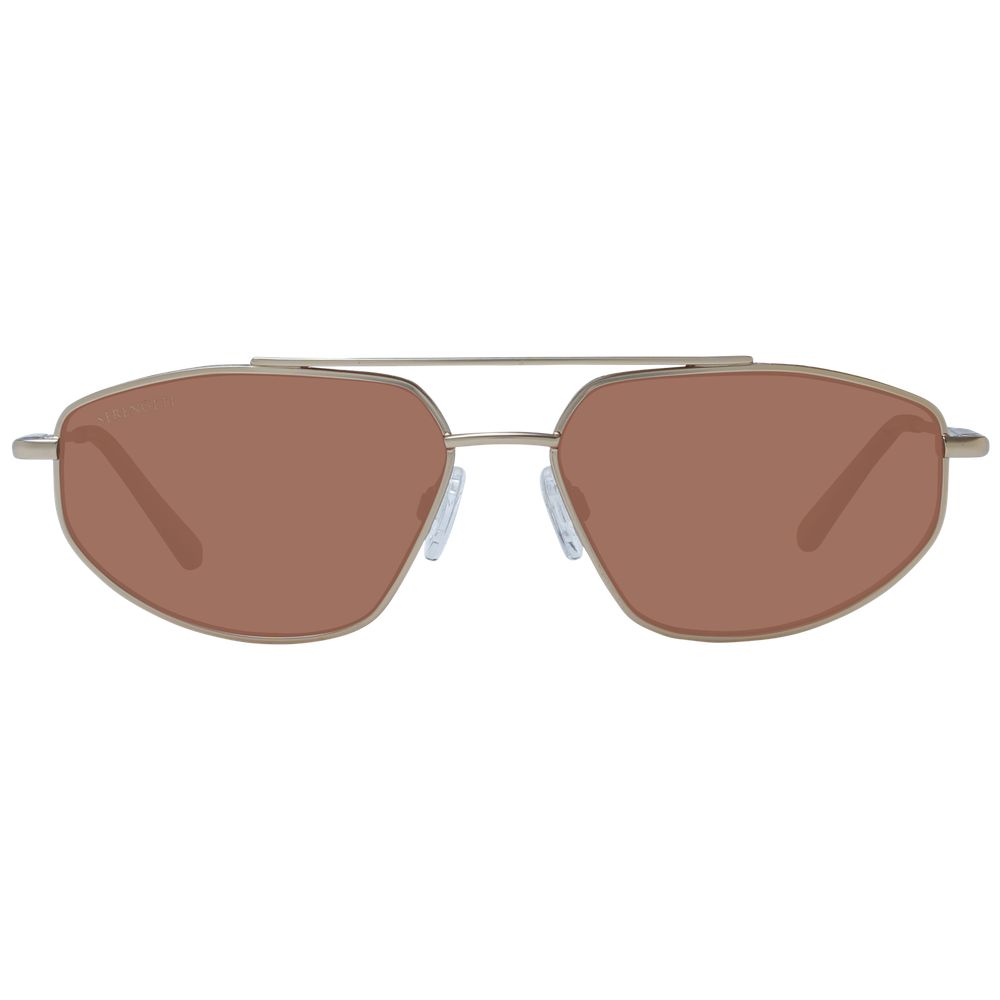 Serengeti Gold Metal Sunglasses - Luxe Marca