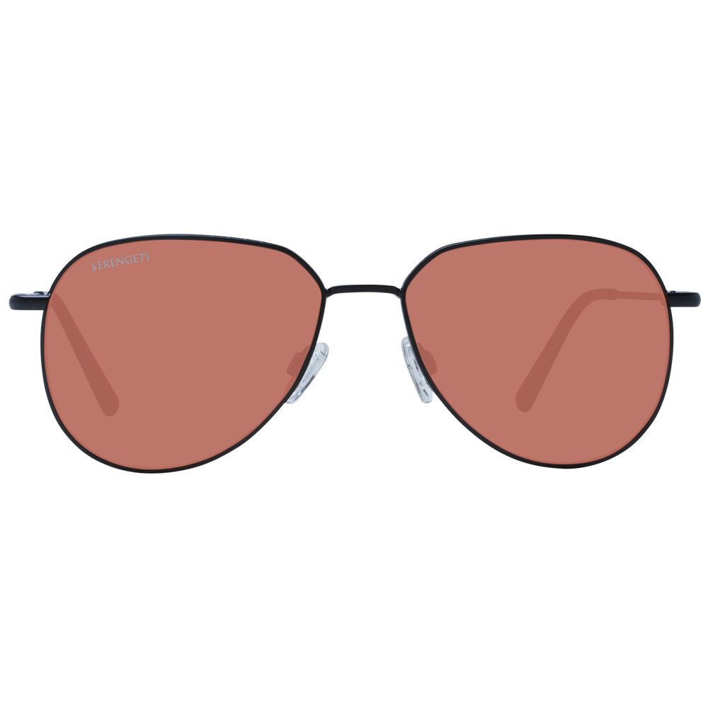 Serengeti Black Metal Sunglasses - Luxe Marca