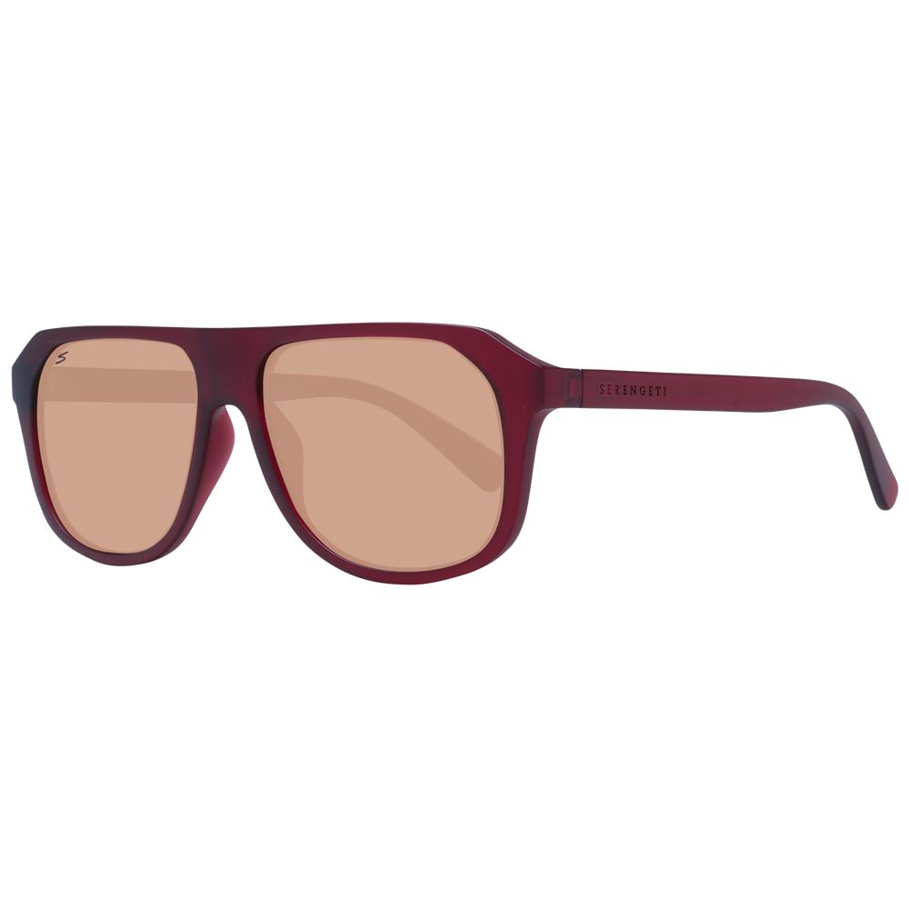 Serengeti Burgundy Eco Nylon Sunglasses - Luxe Marca