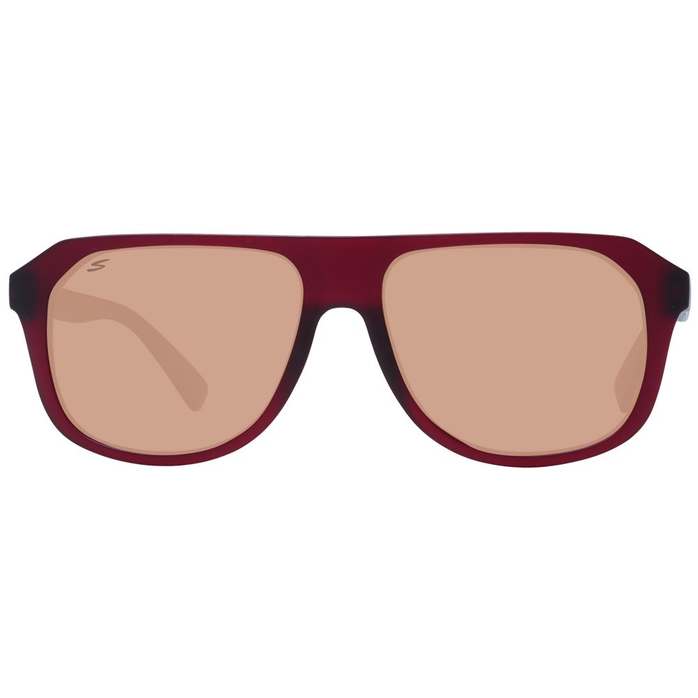 Serengeti Burgundy Eco Nylon Sunglasses - Luxe Marca