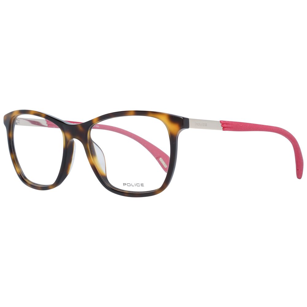 Police Brown Metal & Plastic Glasses (Frames) - Luxe Marca