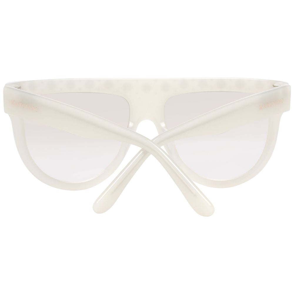 Marciano by Guess White Plastic Sunglasses - Luxe Marca