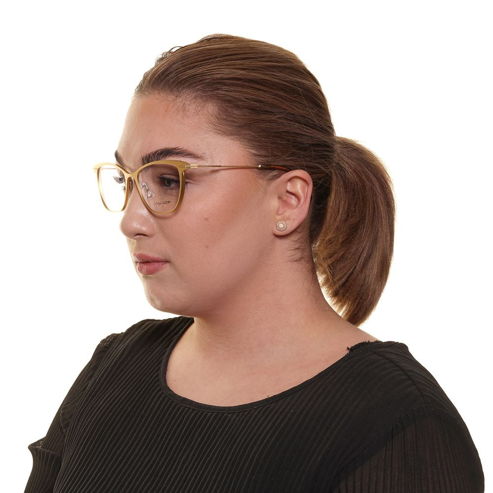 إطار نظارات ذهبية للنساء من يوجي ياماموتو