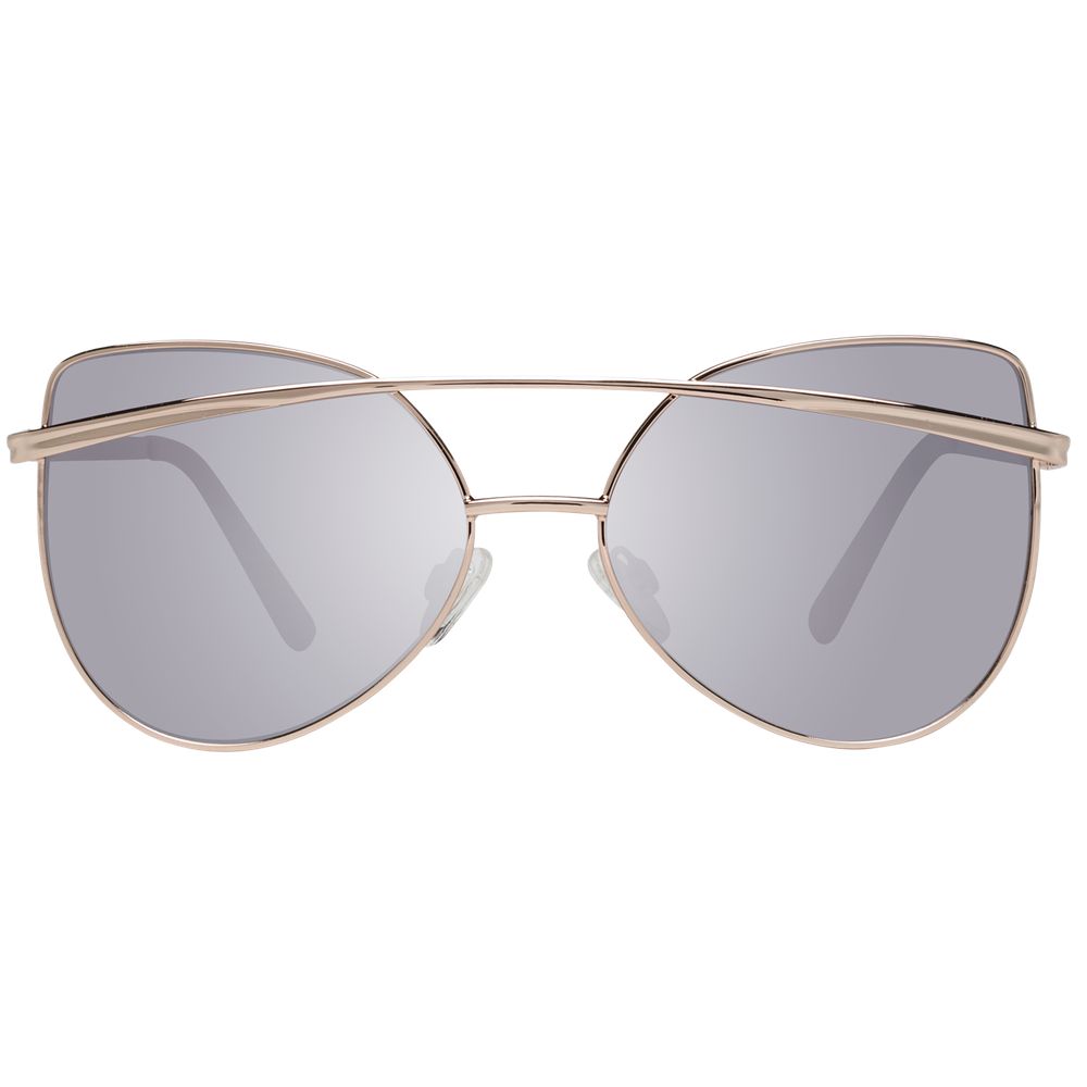 نظارة شمسية نسائية من Guess باللون الذهبي الوردي