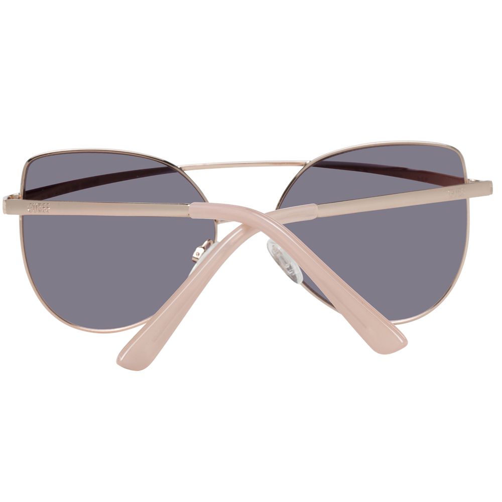 نظارة شمسية نسائية من Guess باللون الذهبي الوردي
