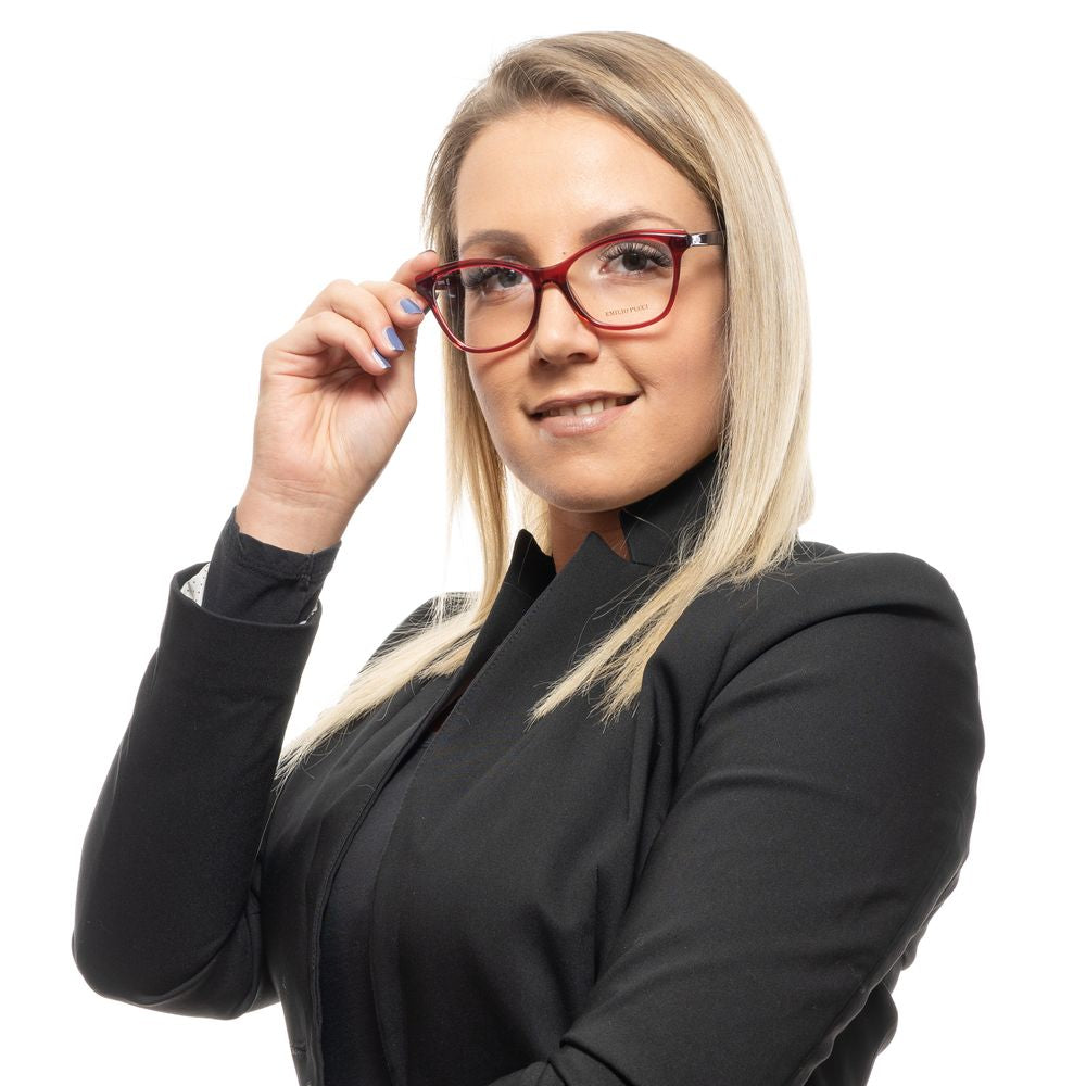إطارات النظارات الطبية النسائية الحمراء من إميليو بوتشي