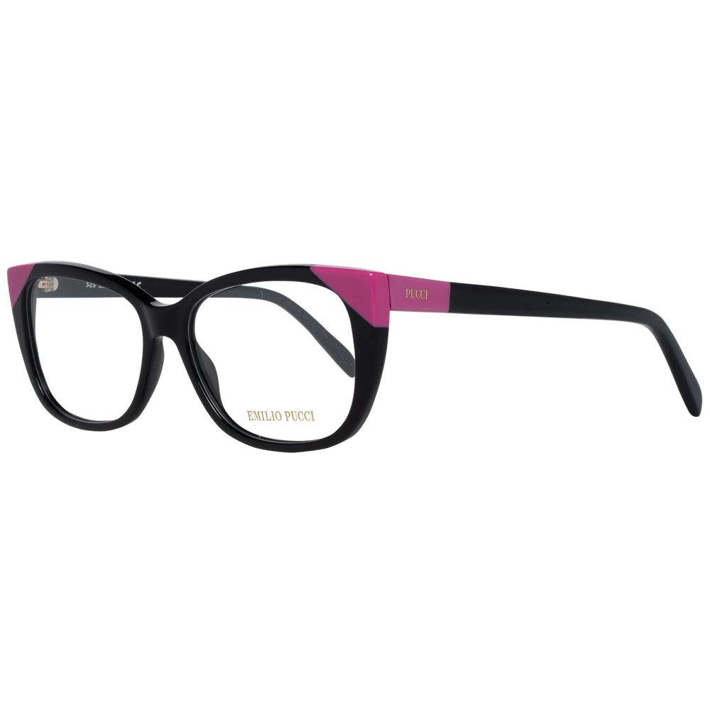 Emilio Pucci Black Plastic Glasses (Frames) - Luxe Marca