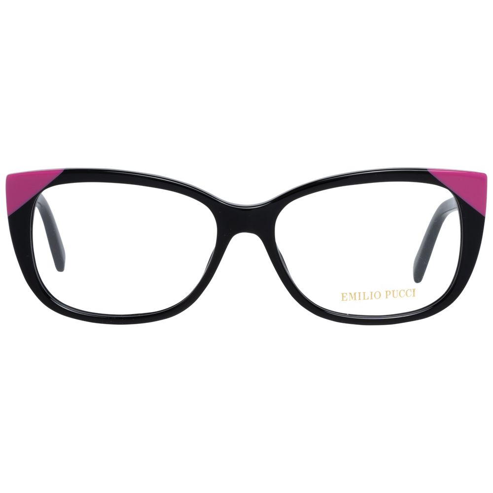 Emilio Pucci Black Plastic Glasses (Frames) - Luxe Marca