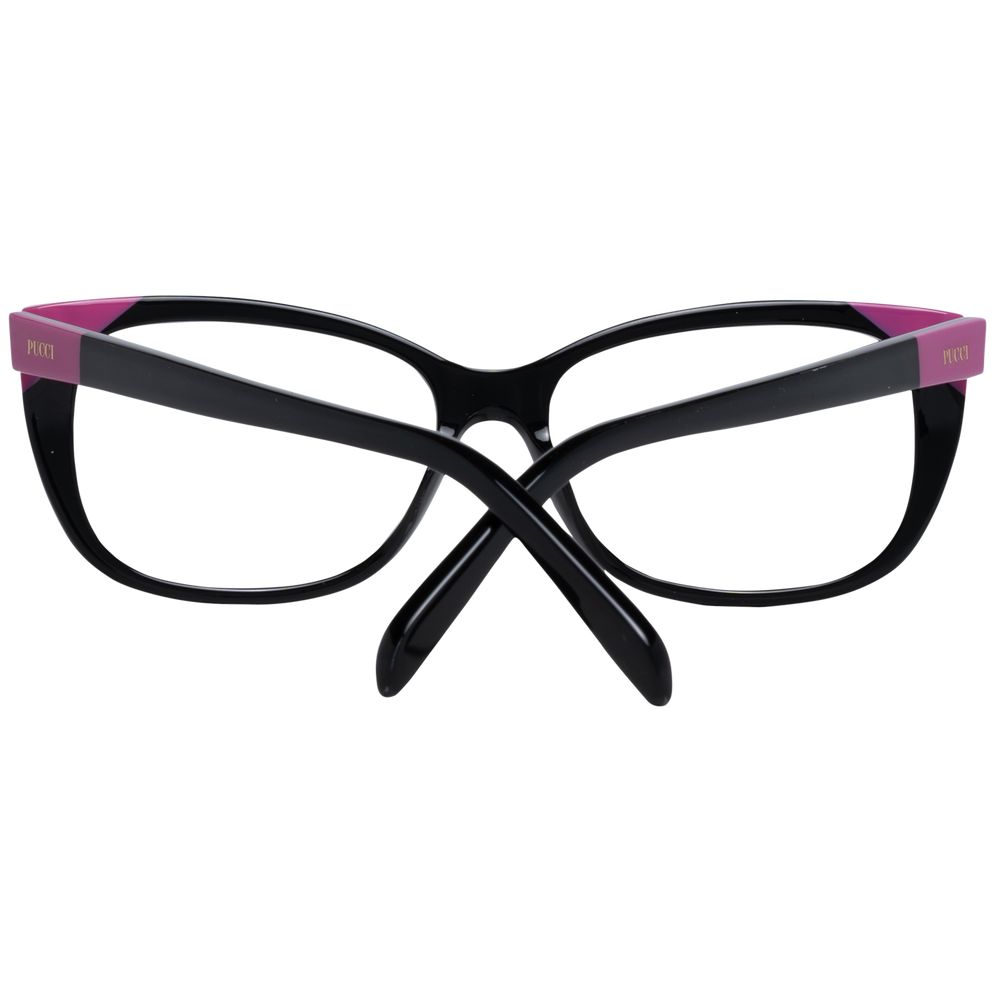 Emilio Pucci Black Plastic Glasses (Frames) - Luxe Marca