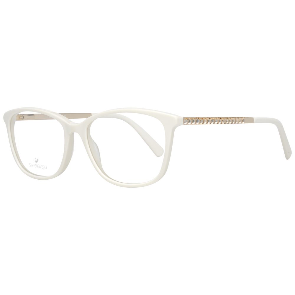 Swarovski White Metal & Plastic Glasses (Frames) - Luxe Marca