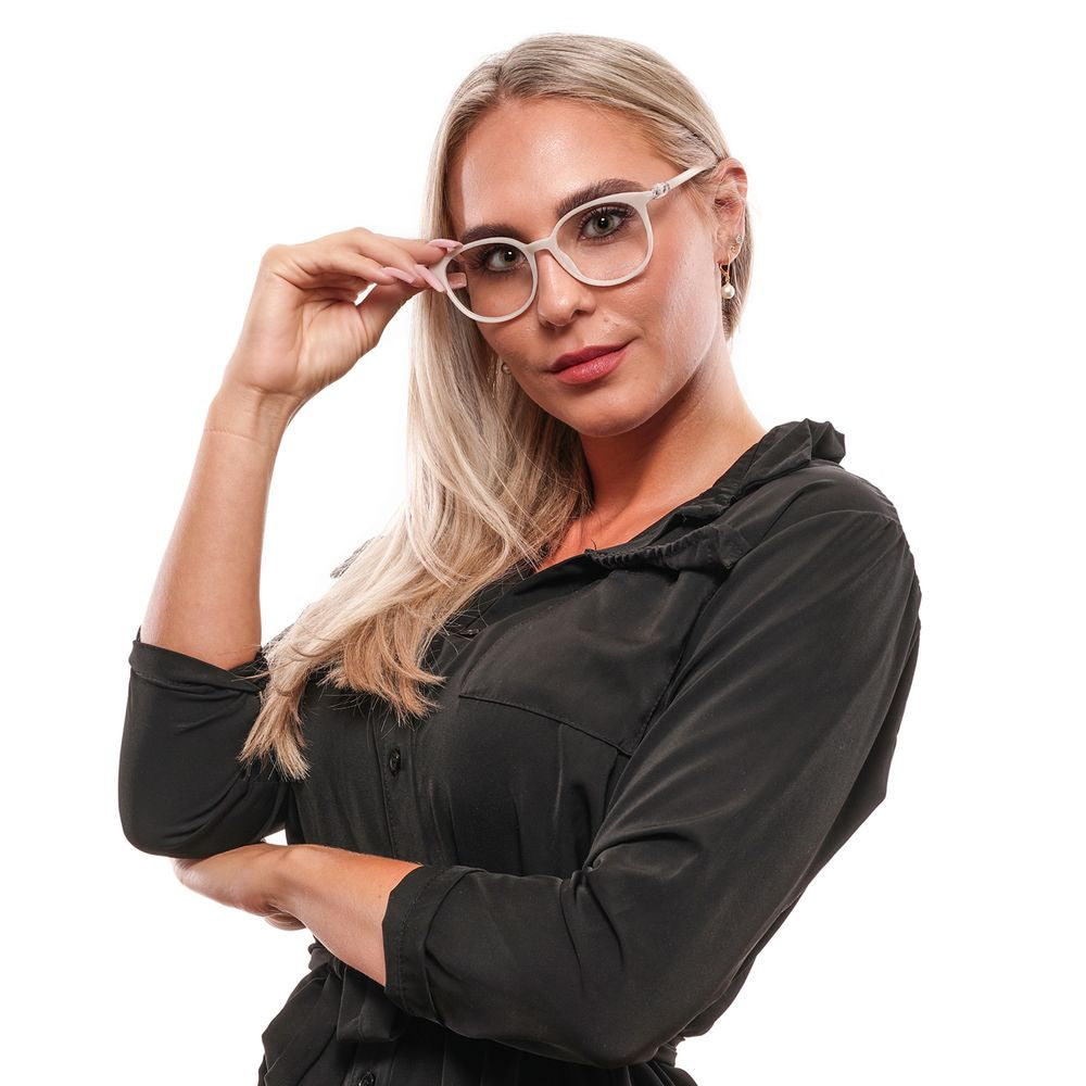 إطارات بصرية نسائية بيضاء