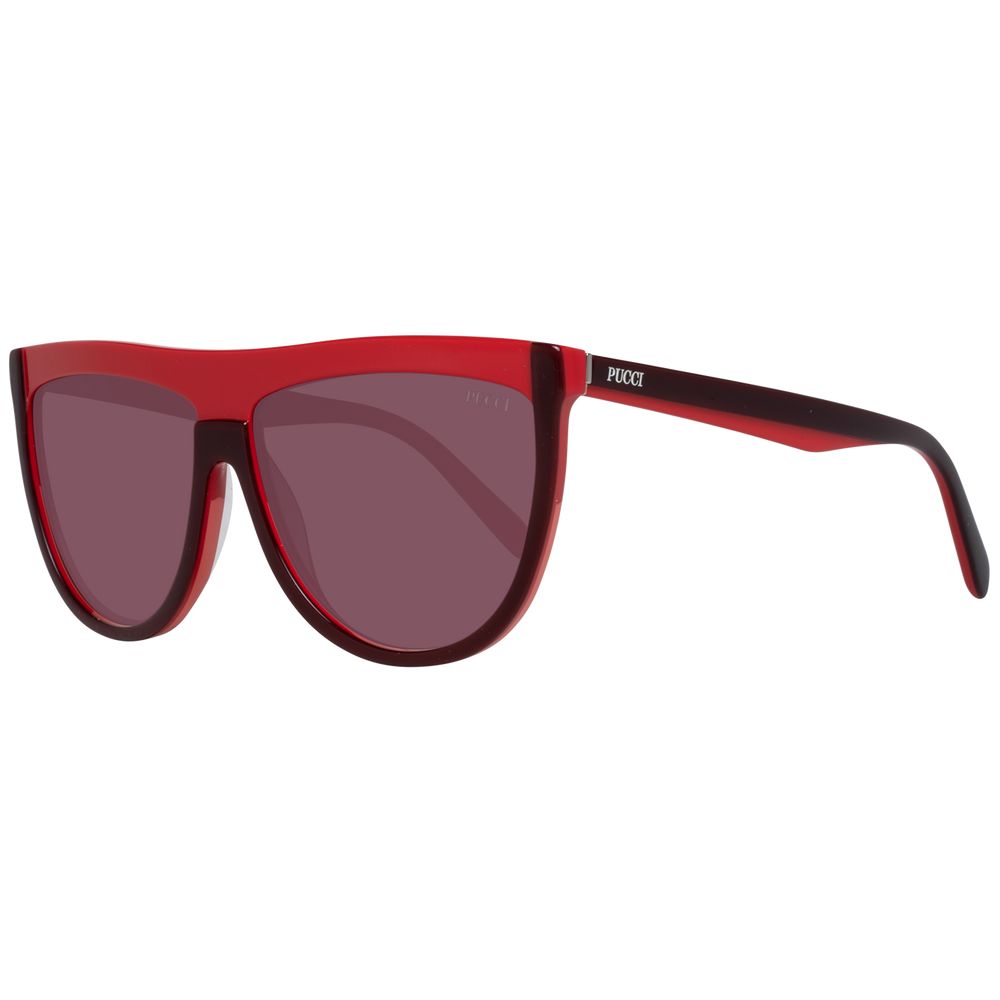 Emilio Pucci Burgundy Plastic Sunglasses - Luxe Marca