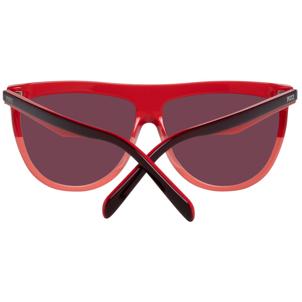 Emilio Pucci Burgundy Plastic Sunglasses - Luxe Marca