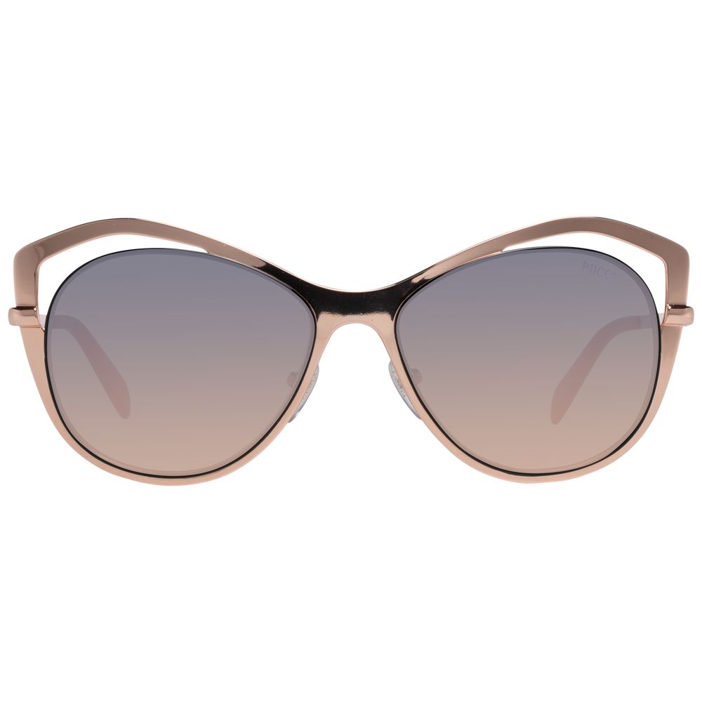 Emilio Pucci Rose Gold Metal Sunglasses - Luxe Marca